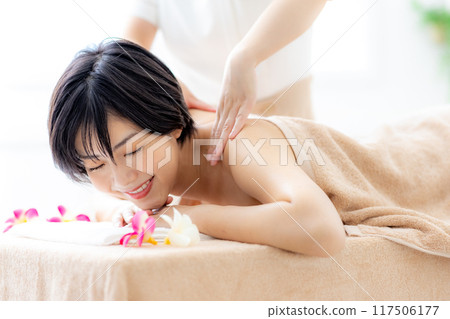 年輕女性，美容，美容，身體護理 117506177