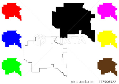 Cascade County, Montana (U.S. county, United States of America, USA, U.S., US) map vector illustration, scribble sketch Cascade map Cascade County, Montana (U.S. county, United States of America, USA, U.S., US) map vector illustration, scribble sketch Cascade map 117506322