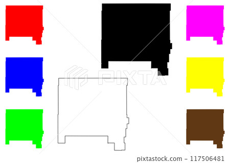 Hill County, Montana (U.S. county, United States of America, USA, U.S., US) map vector illustration, scribble sketch Hill map Hill County, Montana (U.S. county, United States of America, USA, U.S., US) map vector illustration, scribble sketch Hill map 117506481