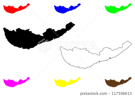 Southern Province, Sri Lanka (Administrative divisions, Democratic Socialist Republic of Sri Lanka, Ceylon) map vector illustration, scribble sketch Southern map Southern Province, Sri Lanka (Administrative divisions, Democratic Socialist Republic of Sri Lanka, Ceylon) map vector illustration, scribble sketch Southern map 117506613