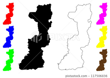 Edirne (Provinces of the Republic of Turkey) map vector illustration, scribble sketch Edirne ili map Edirne (Provinces of the Republic of Turkey) map vector illustration, scribble sketch Edirne ili map 117506836