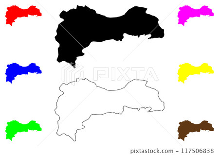 Erzincan (Provinces of the Republic of Turkey) map vector illustration, scribble sketch Erzincan ili map Erzincan (Provinces of the Republic of Turkey) map vector illustration, scribble sketch Erzincan ili map 117506838