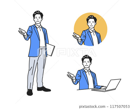 男子指導_辦公室休閒站立位置 男子指導_辦公室休閒站立位置 117507053