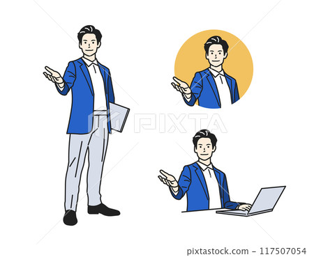 男子指導_辦公室休閒站立位置 117507054