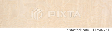 Pure white erable Frise veneer surface with soft, organic patterns offering a serene and clean aesthetic 117507731