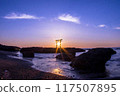 在海上日落 117507895