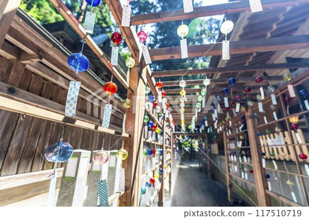 夏季熊野神社（熊野大社）風鈴裝飾「奏」山形縣南陽市 117510719