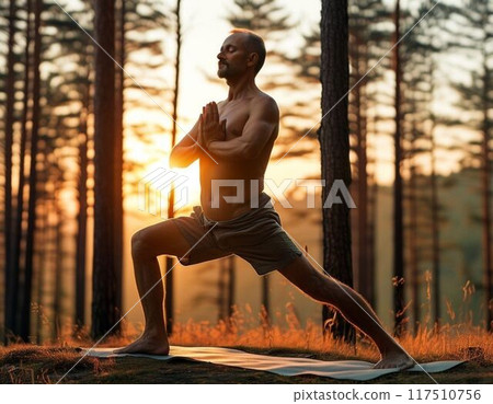 yoga in the park 117510756