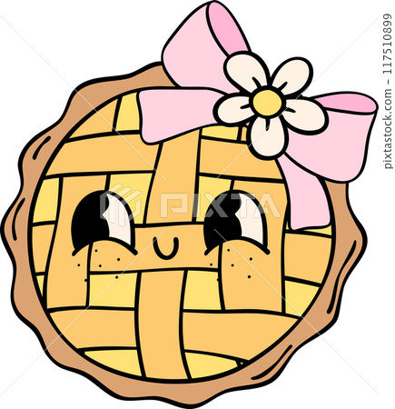Groovy Thanksgiving Pie Pastel Trendy Retro Groovy Thanksgiving Pie Pastel Trendy Retro 117510899