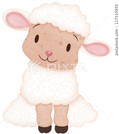 Sheep cartoon  117510958