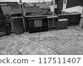 A retro wooden entrance reminiscent of the nostalgic Showa era 117511407