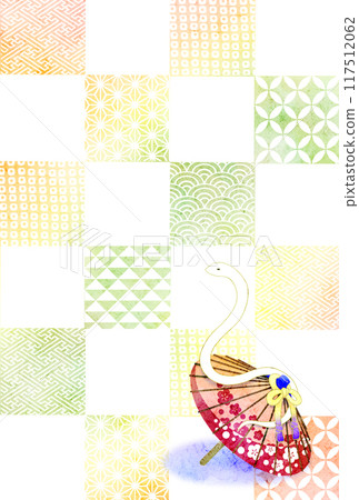 新年賀卡蛇年日式 新年賀卡蛇年日式 117512062