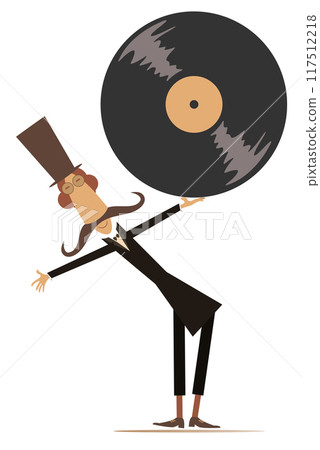 vinyl, dj, man 117512218