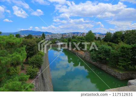 Kyoto Prefecture, Kyoto City, Former Imperial Palace, Nijo Castle, Honmaru Palace, Inner Moat Kyoto Prefecture, Kyoto City, Former Imperial Palace, Nijo Castle, Honmaru Palace, Inner Moat 117512631