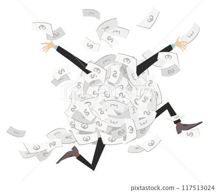 money, vector, banknote 117513024