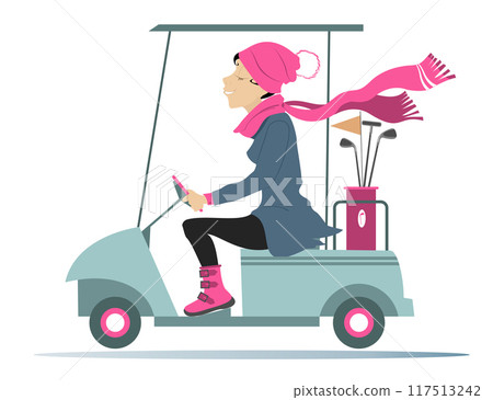 golf, golfer, vector 117513242