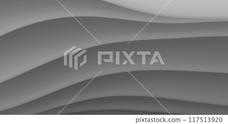 Abstract grey curved lines texture pattern 3d render illustration Abstract grey curved lines texture pattern 3d render illustration 117513920