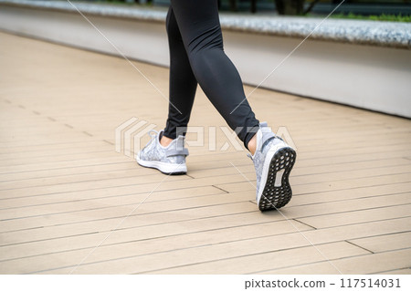 Exercise feet in running shoes Exercise feet in running shoes 117514031
