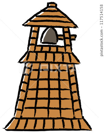 Bell of Time - Hand-drawn style 117514158