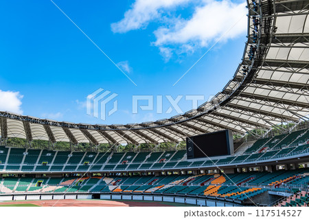 The stadium at Ogasayama Comprehensive Athletic Park Ecopa in Fukuroi and Kakegawa, Shizuoka Prefecture 117514527