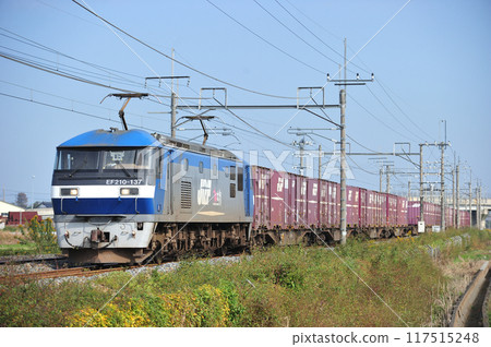 東北幹線栗橋東鷲宮 JR Freight EF210-137（岡山） 117515248