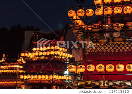 Autumn Takayama Festival Yoi Matsuri Hida Takayama 117515310