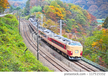上越線 上牧水上 JR 東日本 183 系列 OM102 編組 上越線竣工 80 週年 上越線 上牧水上 JR 東日本 183 系列 OM102 編組 上越線竣工 80 週年 117515332