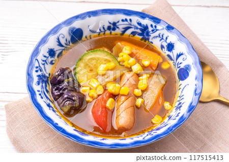 夏季蔬菜湯咖哩 117515413