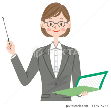 Teacher, lesson, presentation, suit, woman, business Teacher, lesson, presentation, suit, woman, business 117515734