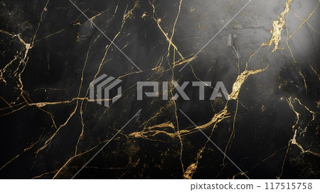 Black gold marble texture pattern. Luxury background for design.  117515758