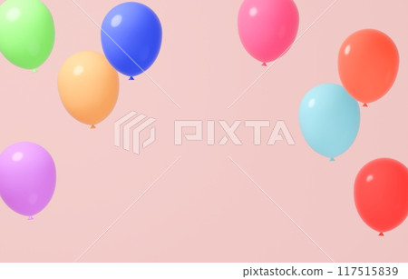 背景材料_氣球_彩色 117515839