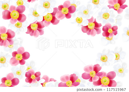 Autumn chrysanthemum flower card 6 117515967