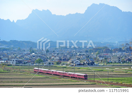信越幹線磯安中 JR 東日本 485 系列 TG01 編組（高崎）花 117515991