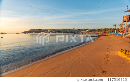 Scenic view of Naama Bay, Sharm-el-Sheikh, Egypt 117516513