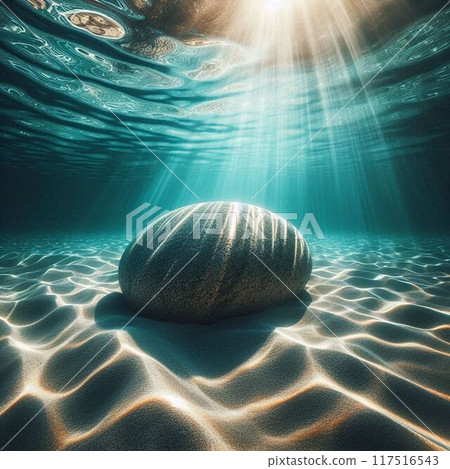 Underwater stone 117516543