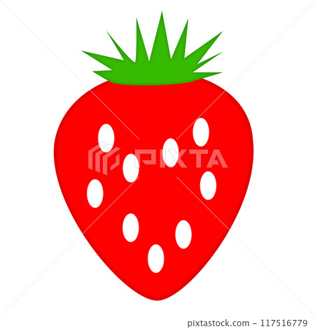 Simple strawberry illustration 117516779