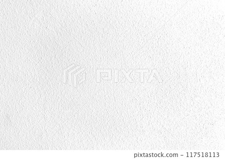 White rough plastered exterior wall background with textured cement surface. Abstract backdrop White rough plastered exterior wall background with textured cement surface. Abstract backdrop 117518113