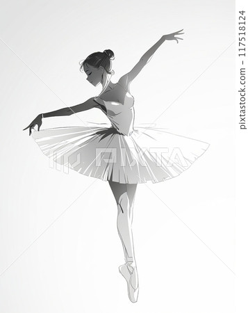 Ballerina Silhouette 117518124