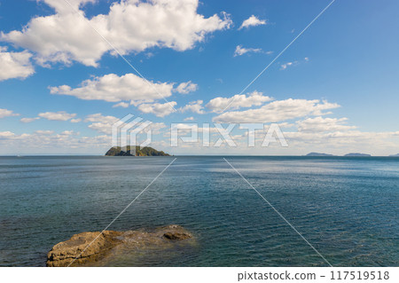 臼杵海與藍天（大分縣臼杵市） 117519518