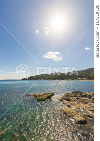 臼杵海與藍天（大分縣臼杵市） 117519520