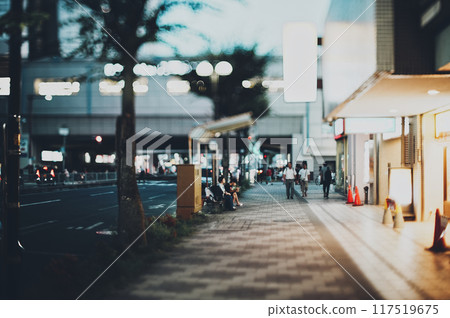 Downtown night view 117519675