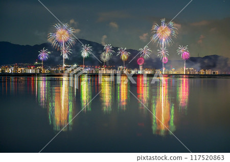琵琶湖水鏡+琵琶湖花火大會 117520863