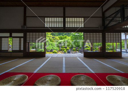 夏天的京都妙滿寺庭園“雪之庭園” 117520918