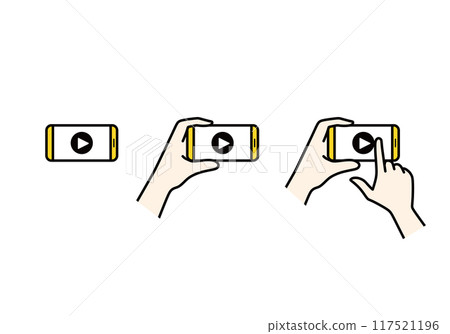 Video playback on smartphone Video playback on smartphone 117521196