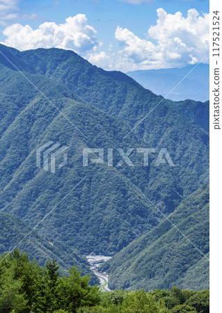 從大池台地眺望大鹿村公所 117521524