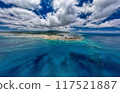 Yaeyama Islands, Yonara Channel, Iriomote Island, Kohama Island, aerial photography 117521887