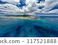 Yaeyama Islands, Yonara Channel, Iriomote Island, Kohama Island, aerial photography 117521888