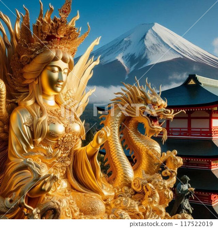 Mount Fuji and the Goddess Mount Fuji and the Goddess 117522019