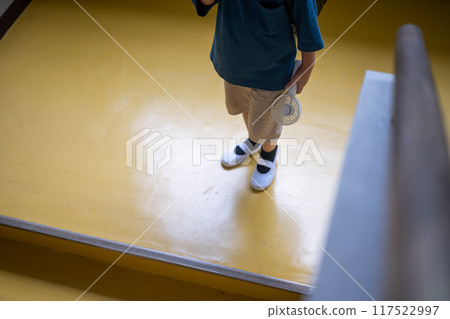 Primary school student's portrait 117522997