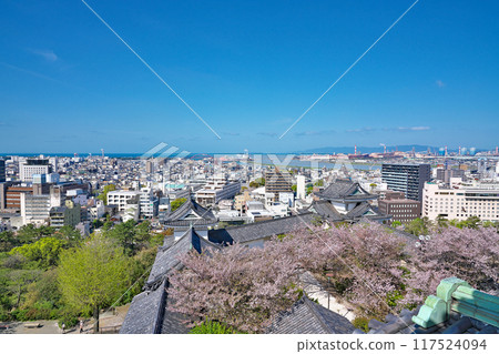 [Overlooking Wakayama City from Wakayama Castle] Wakayama City, Wakayama Prefecture 117524094
